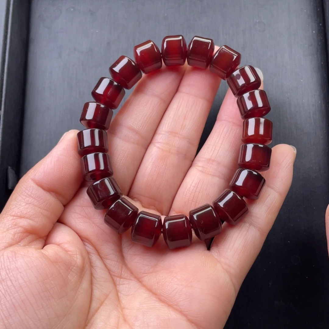 玛瑙/玉髓手链未镶嵌金*