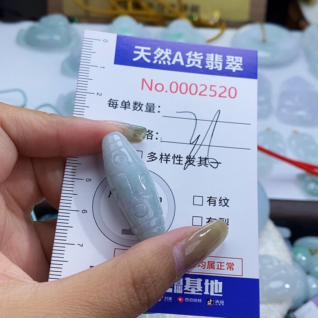 翡翠未镶嵌颈饰2520