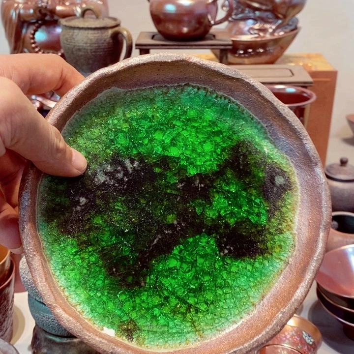柴烧茶具陶瓷杯子