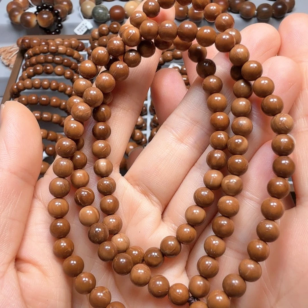 库克手串库克菩提0.6 114颗带眼线