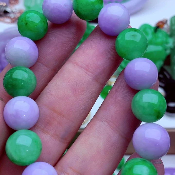 翡翠未镶嵌手链手串