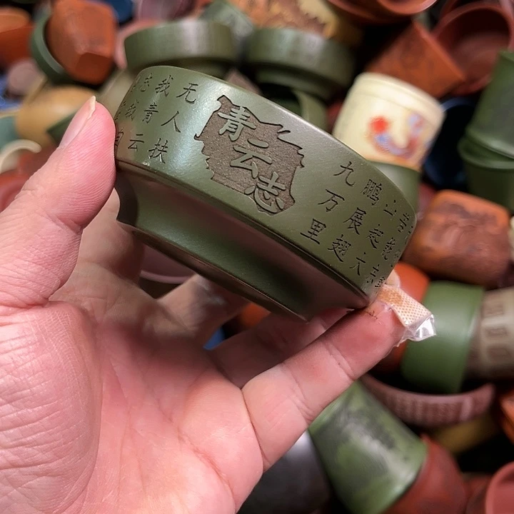 紫砂茶杯全手工紫砂主人杯