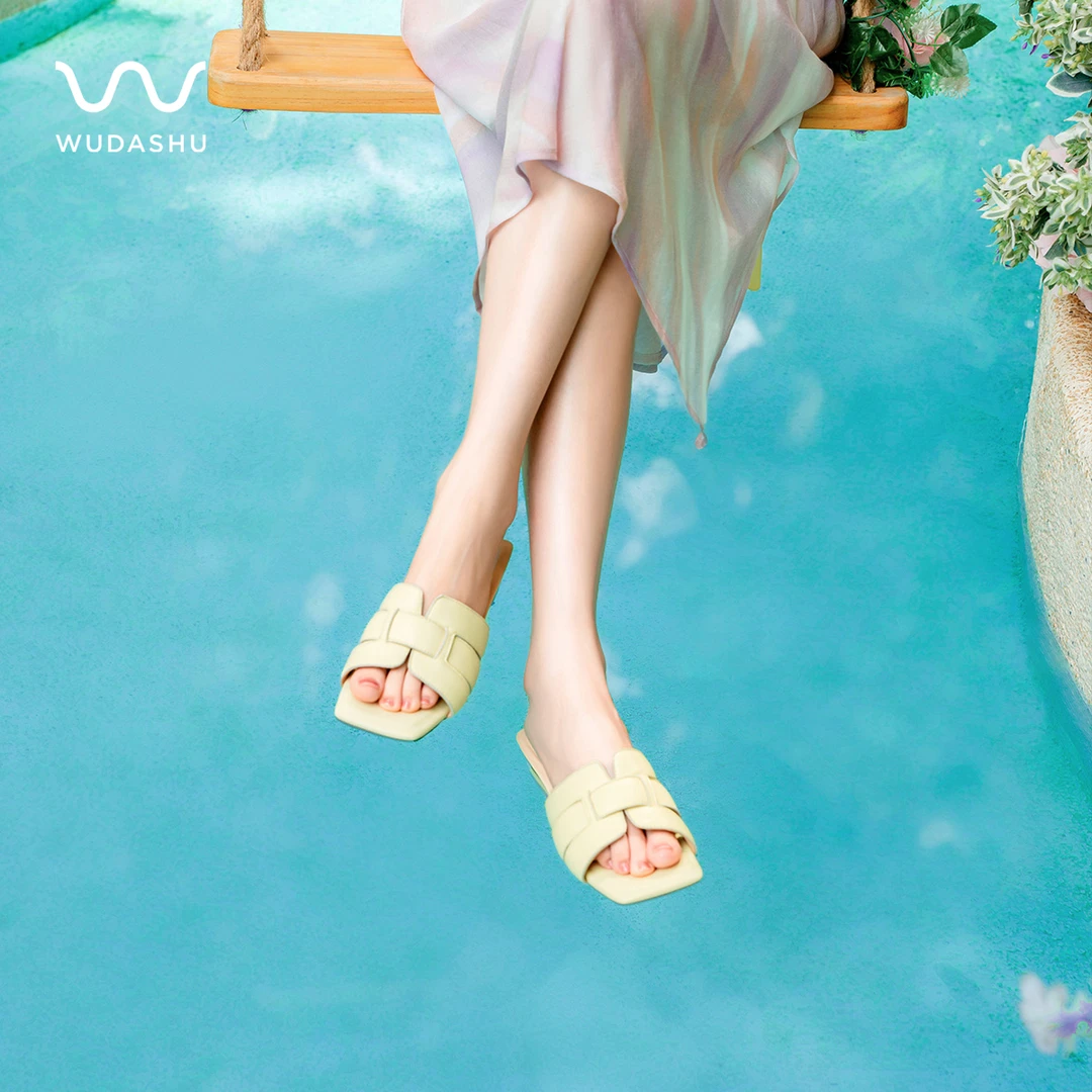 气垫缓震夏季新款气质漏趾拖鞋个性时尚休防滑