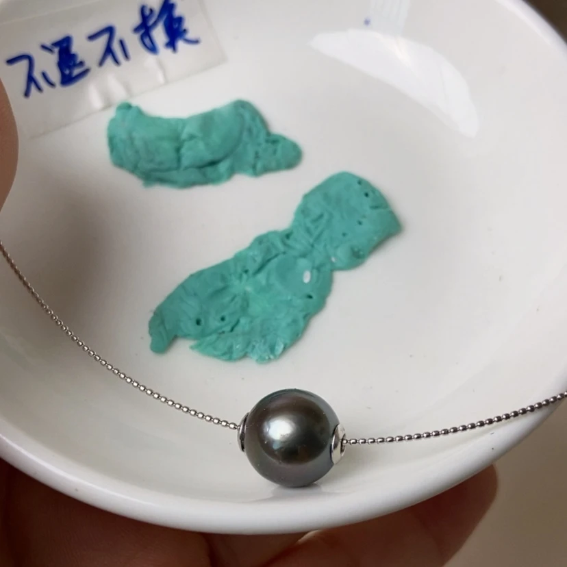 【闪购商品】海水珍珠颈饰银S925镶嵌吃**喵