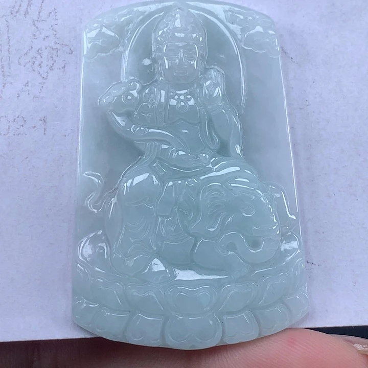 颈饰未镶嵌翡翠普贤