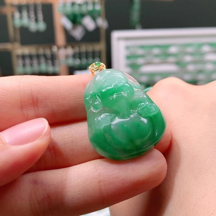 石英质玉银S925镶嵌颈饰