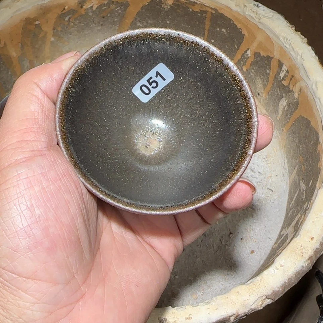 茶盏焦源柴烧自然还原051