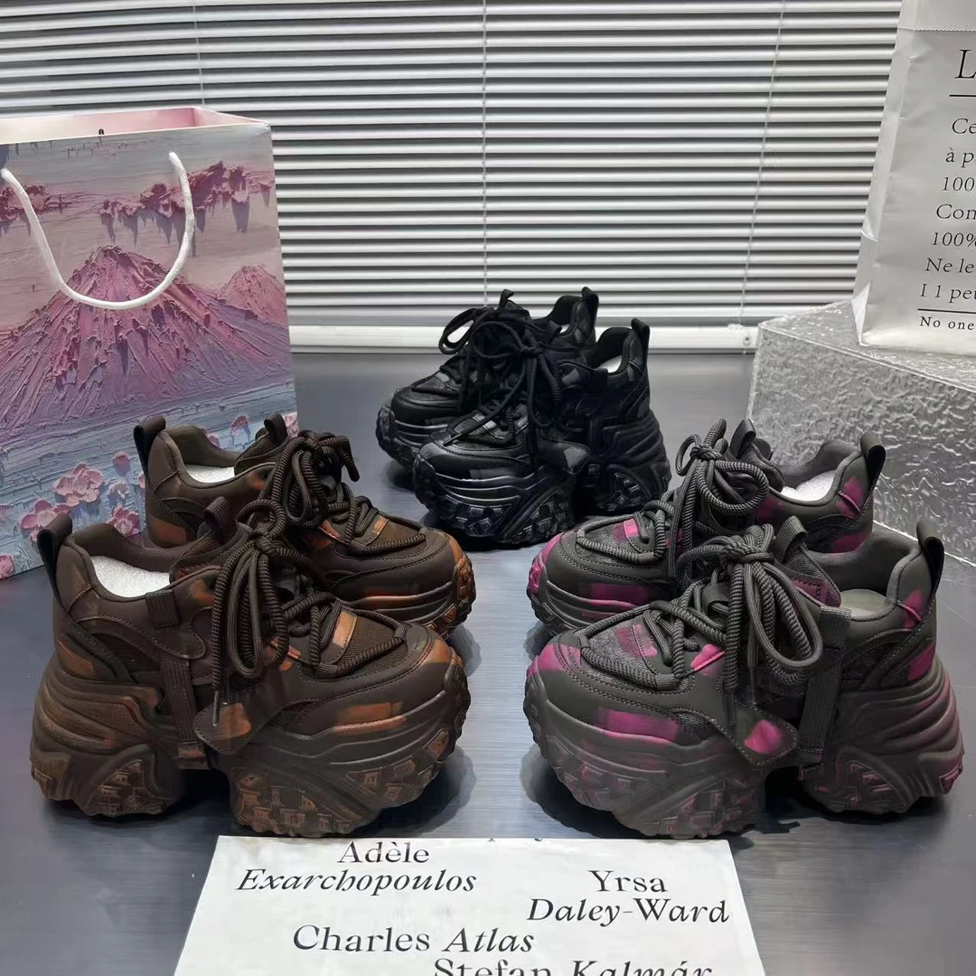 【琪】【大棉/加绒/单里】2025年冬季新款增高老爹鞋女加厚休闲鞋百搭