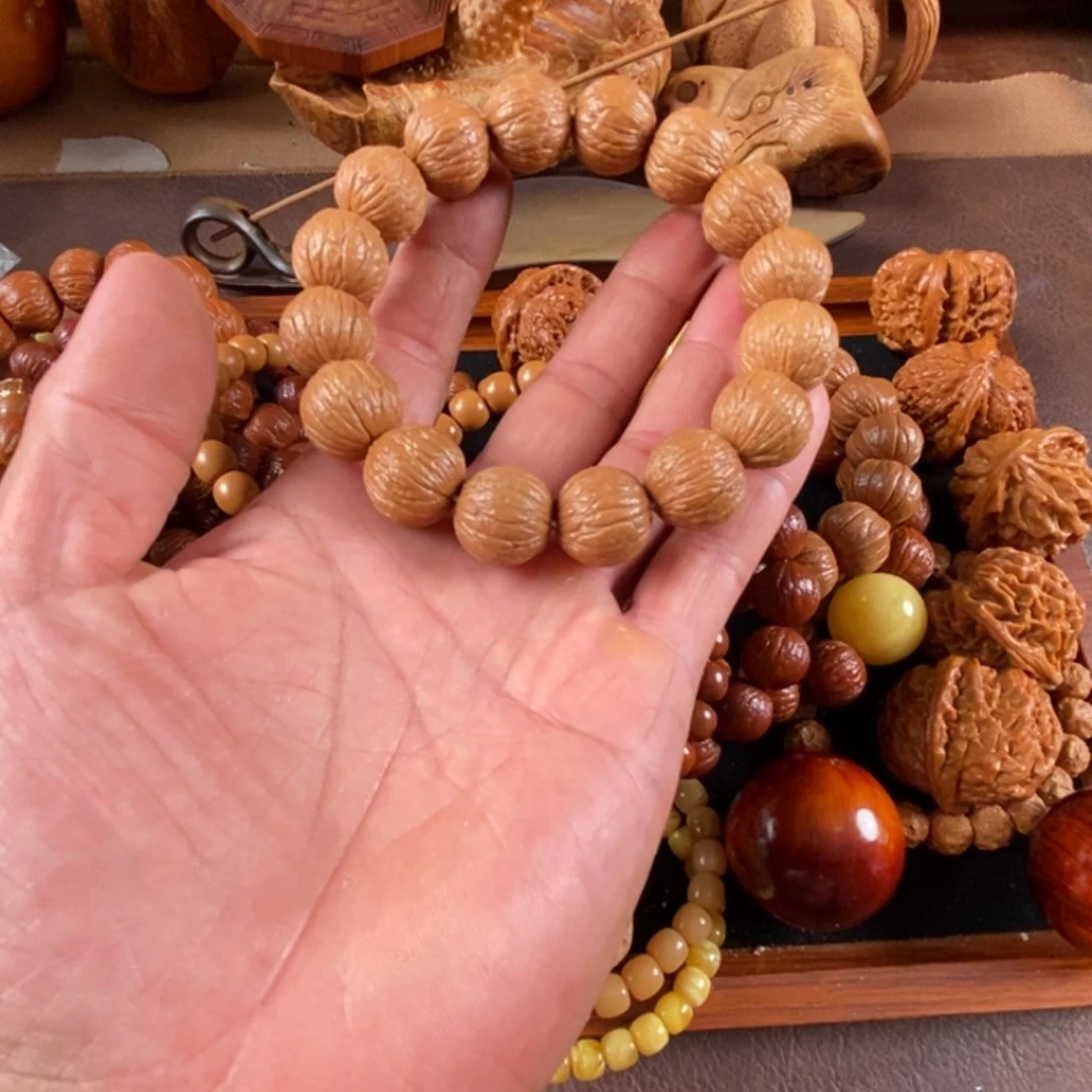 猴头核桃吊坠16三维同尺凤羽