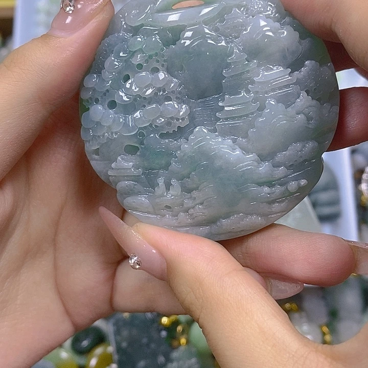 翡翠散珠天然缅甸翡翠