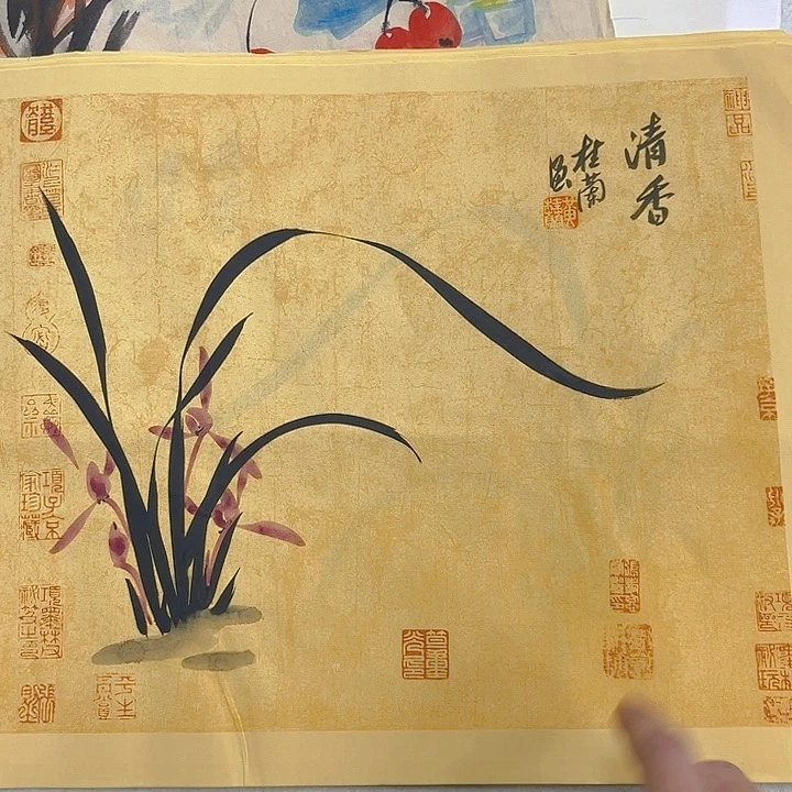 国画纯手绘字画宣纸