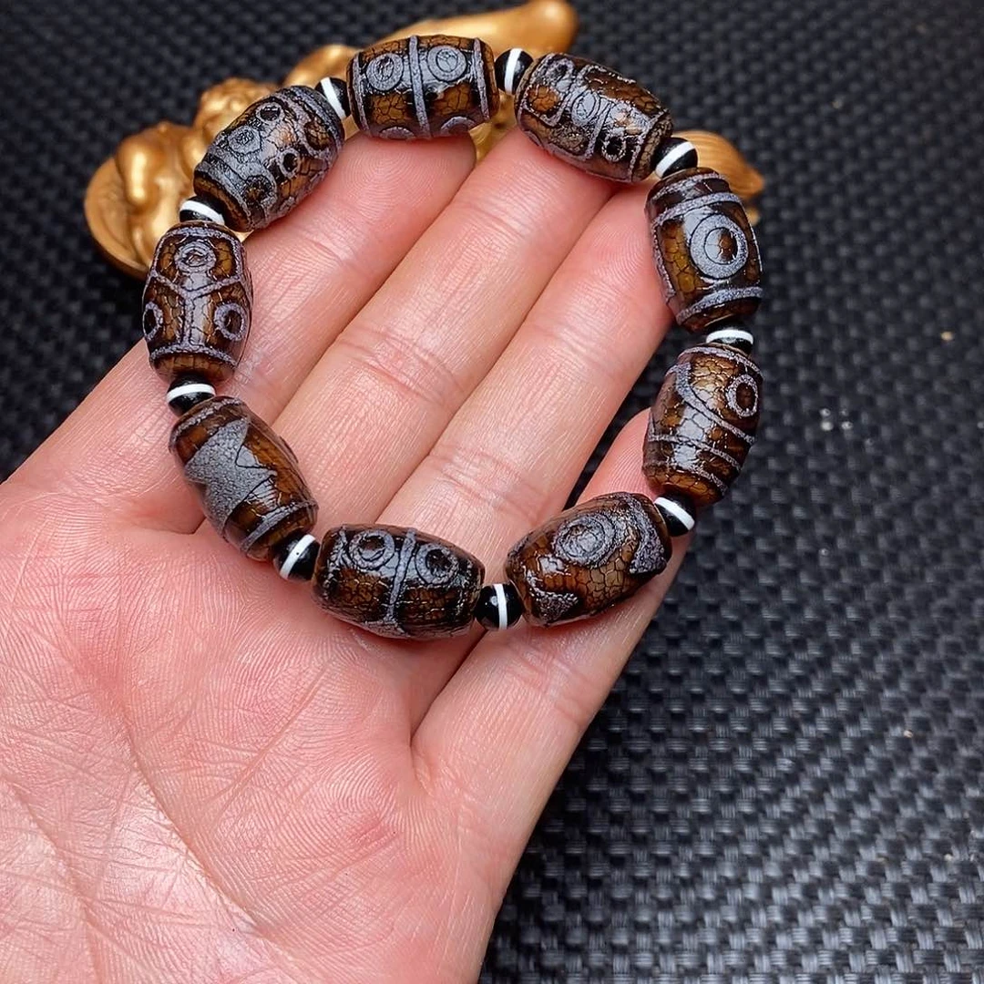 玛瑙/玉髓手链未镶嵌i**文