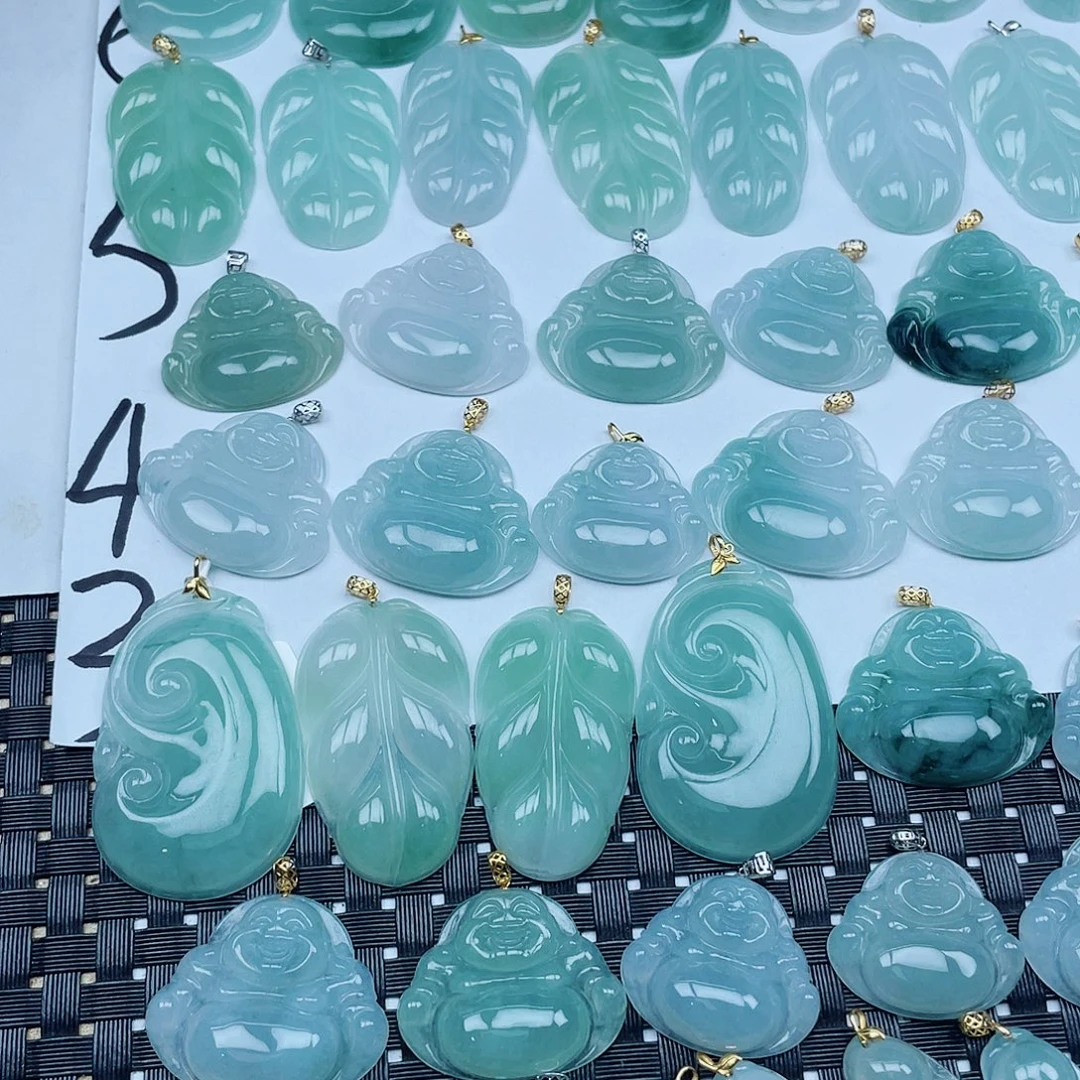 翡翠未镶嵌吊坠(不含链)翡翠