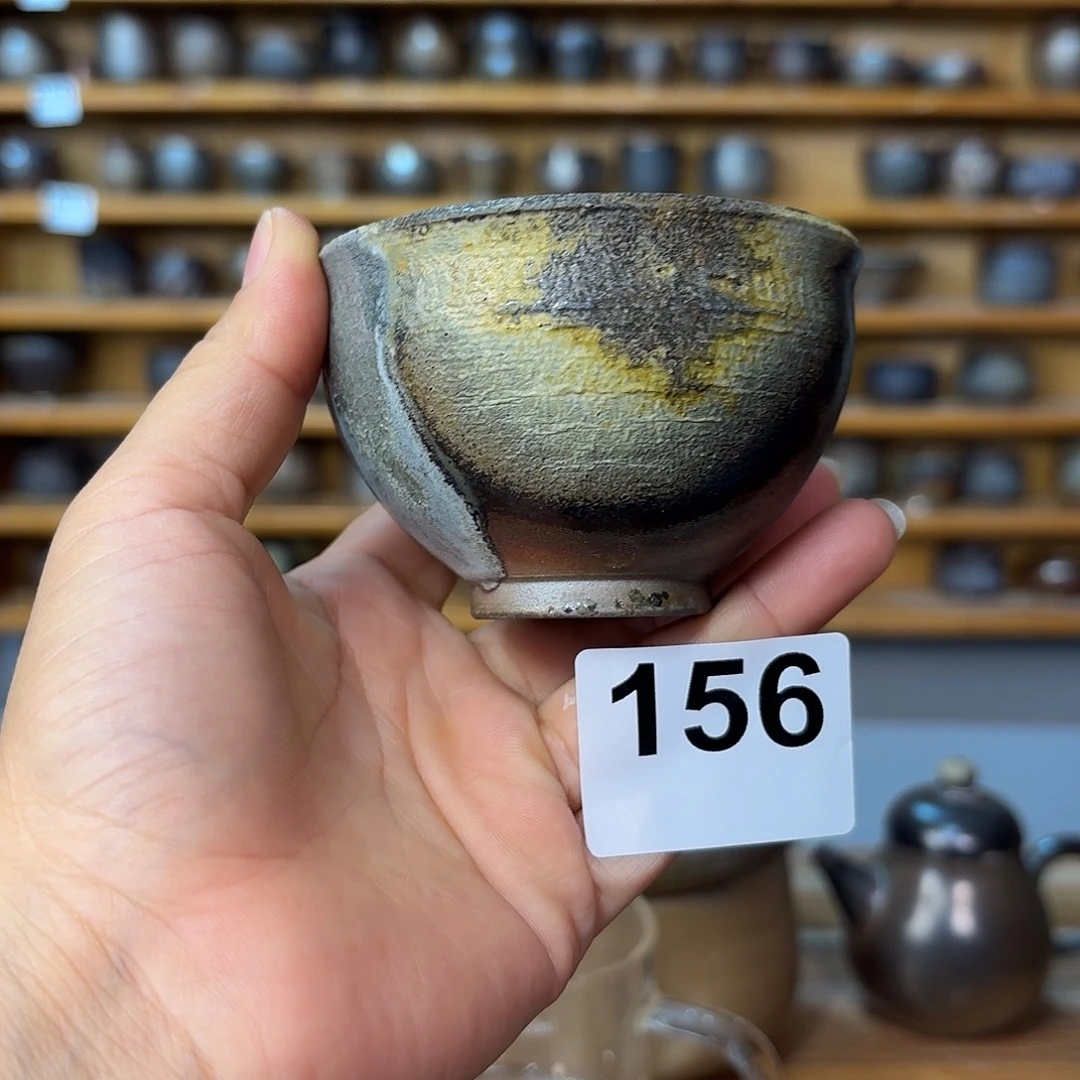 坭兴陶柴烧全手工原矿泥料杯