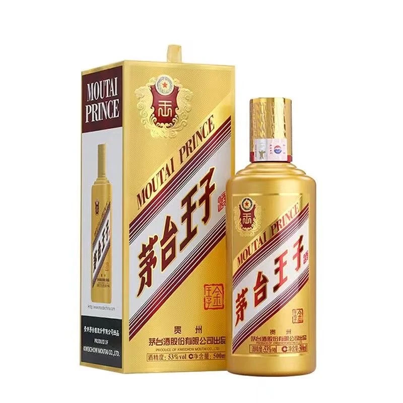 MOUTAI PRINCE/茅台王子酒金王子 酱香型白酒53%Vol 500ml