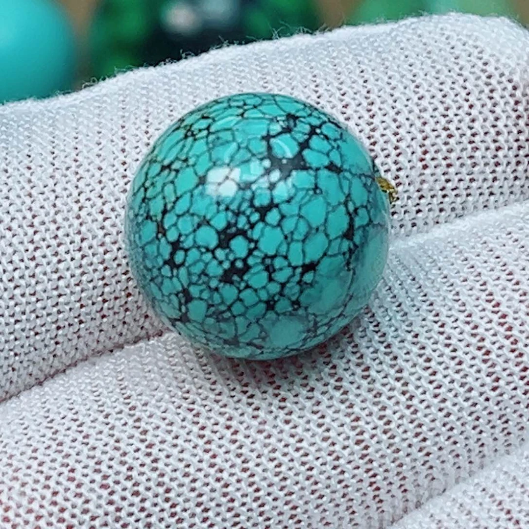 绿松石未镶嵌15.8圆珠