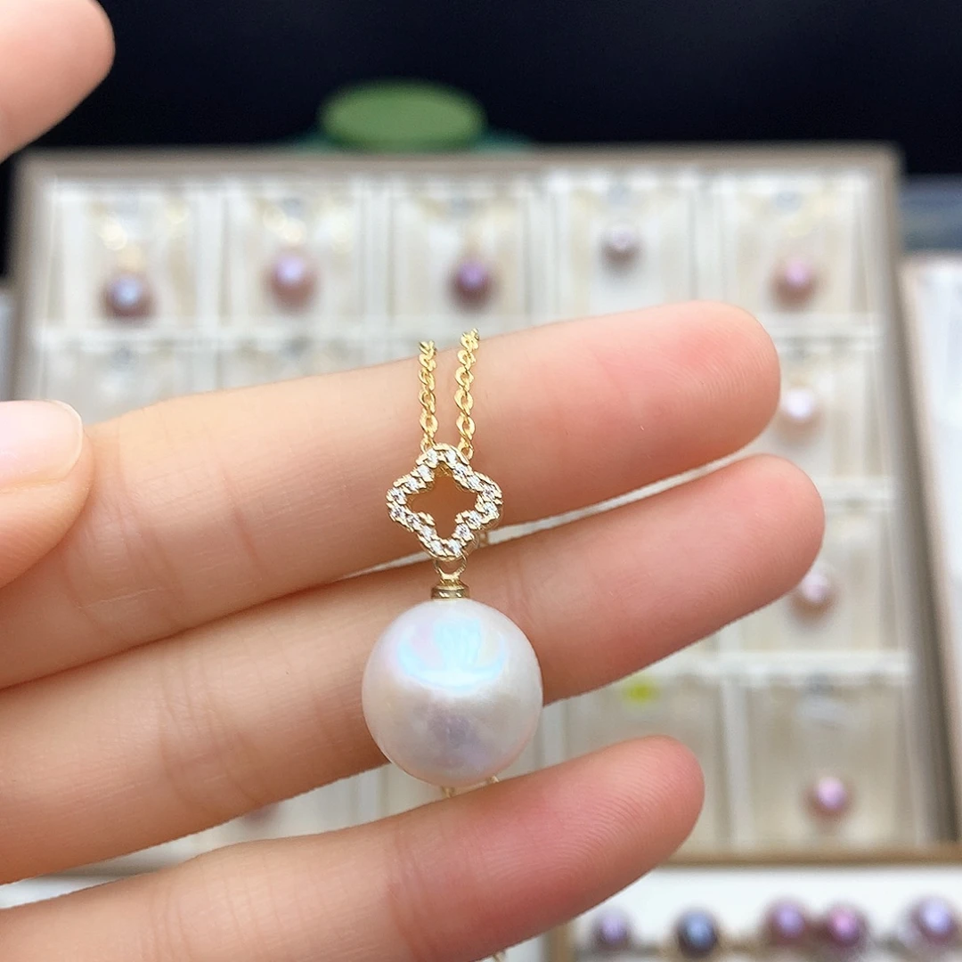 淡水珍珠颈饰合金