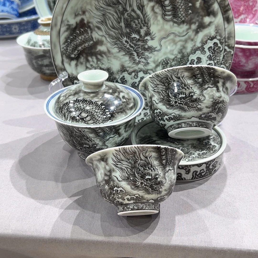 瓷片景德镇瓷器精品展示