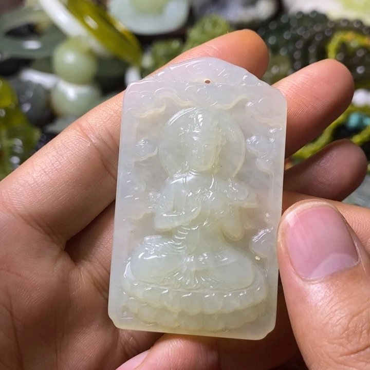 岫玉岫玉颈饰未镶嵌快****7