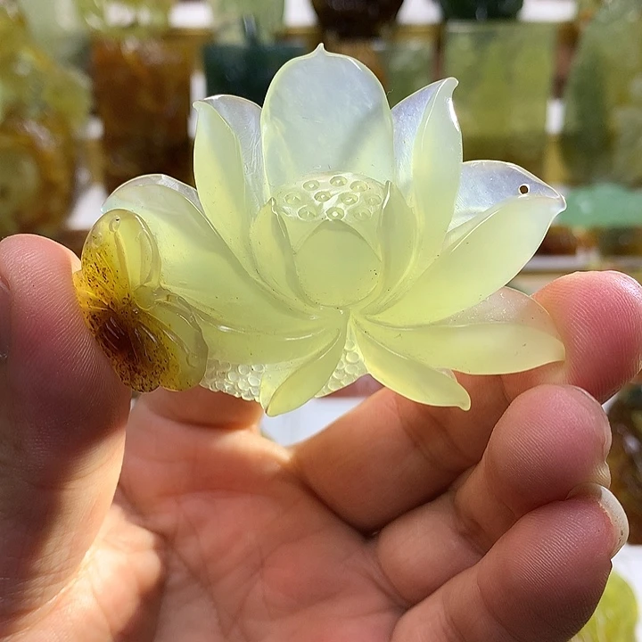 蛇纹石玉未镶嵌珠宝半成品