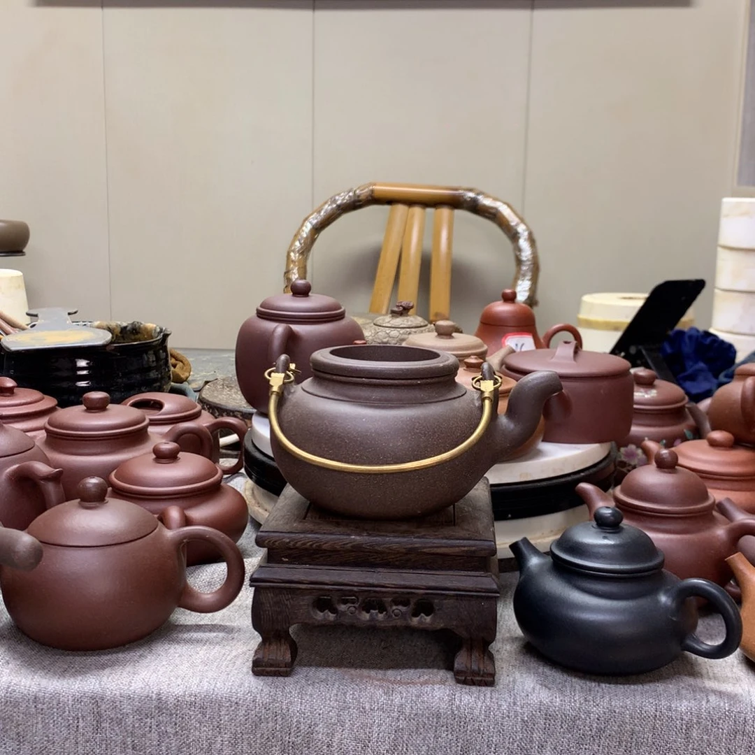 紫泥茶壶蛋包430 C半手工制作