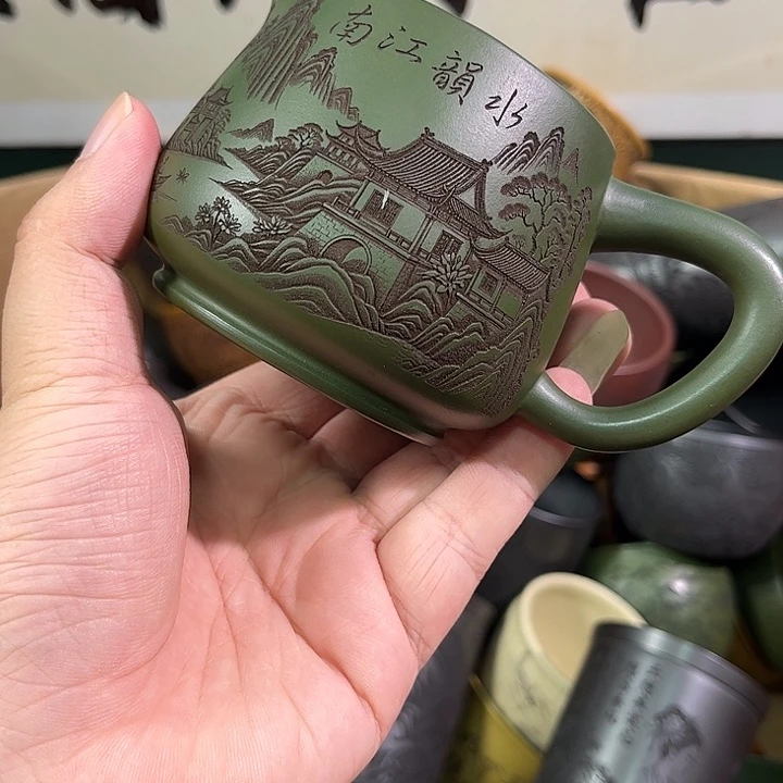 茶杯紫砂全手工紫砂主人杯