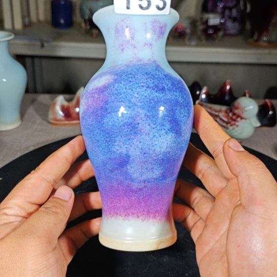 太***巅摆件传统煤烧二厂釉大师作品