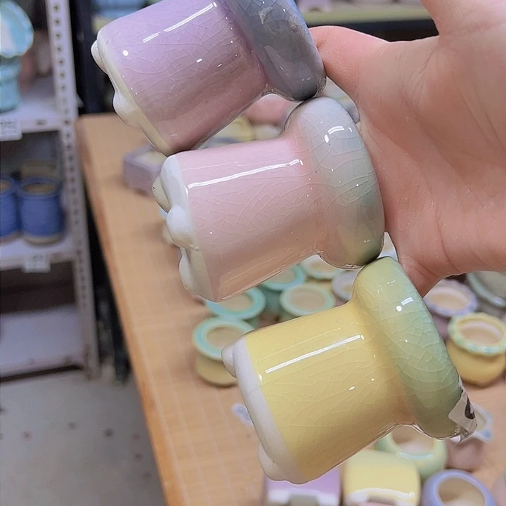 红陶陶瓷花盆当场满12包邮