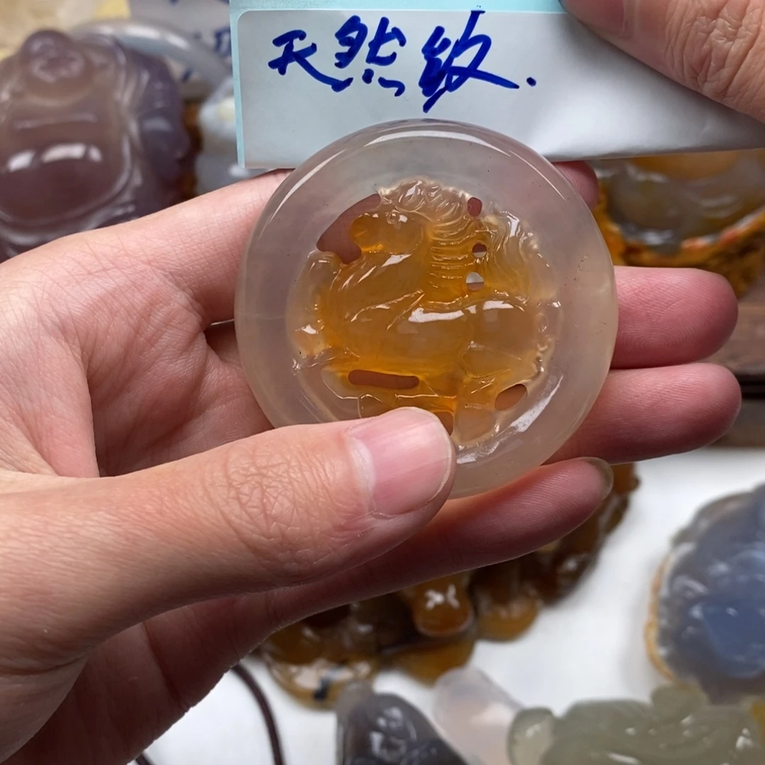 玛瑙/玉髓未镶嵌颈饰