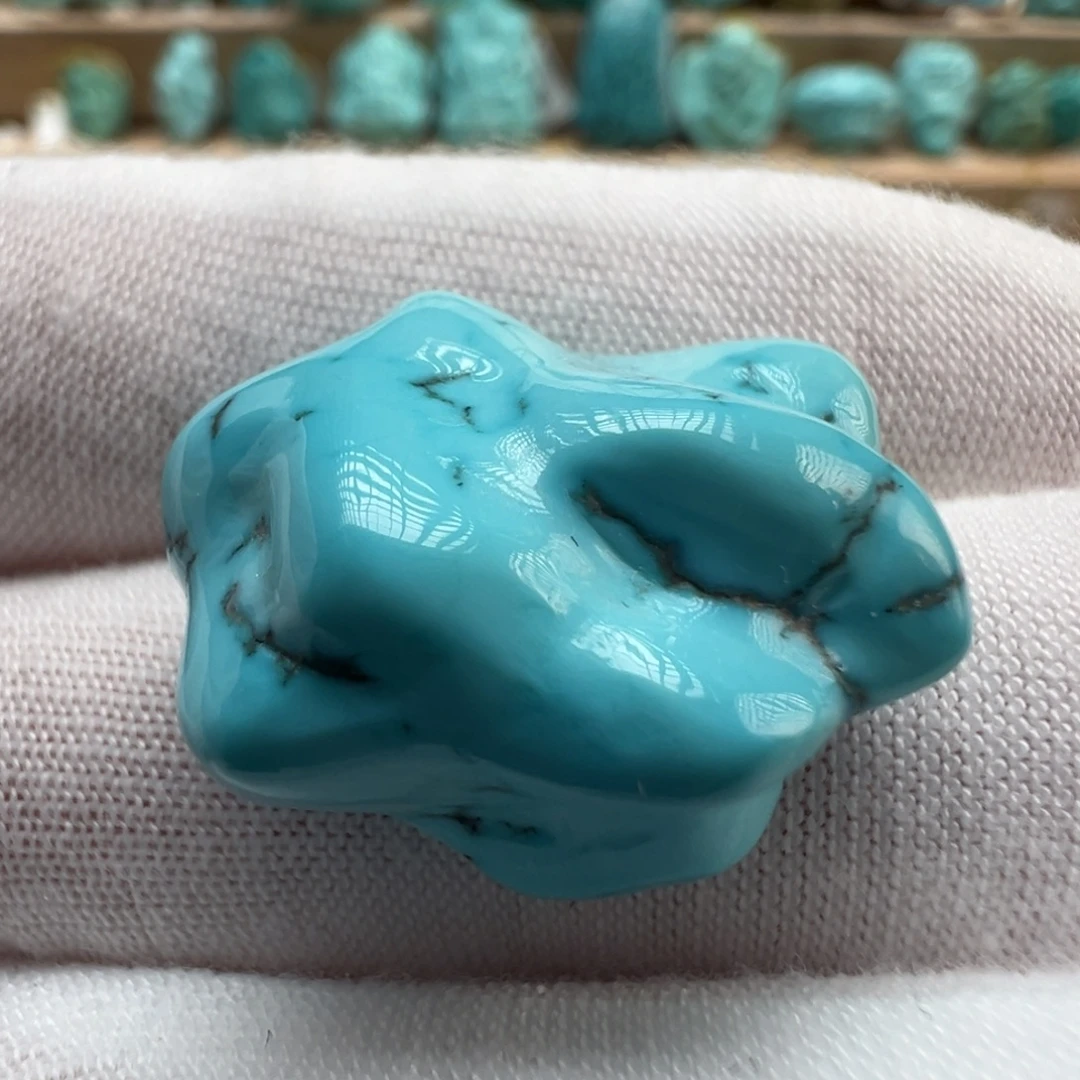 绿松石未镶嵌配饰18.4*20.9