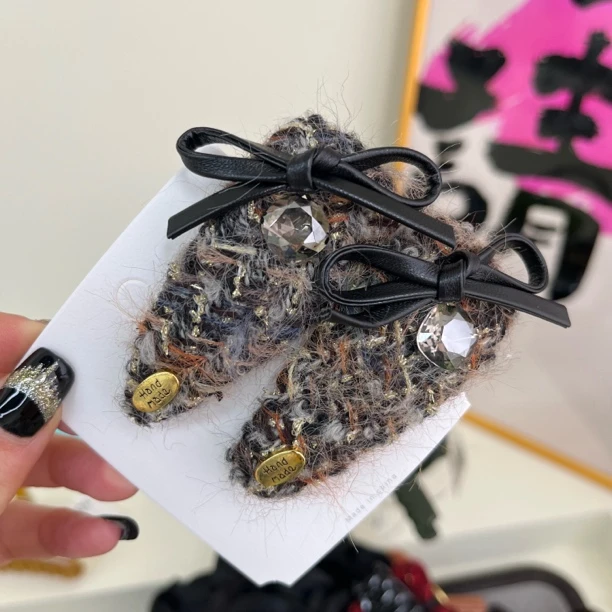 L638灰色掰掰夹百搭法式时尚简约设计轻奢气质小香风