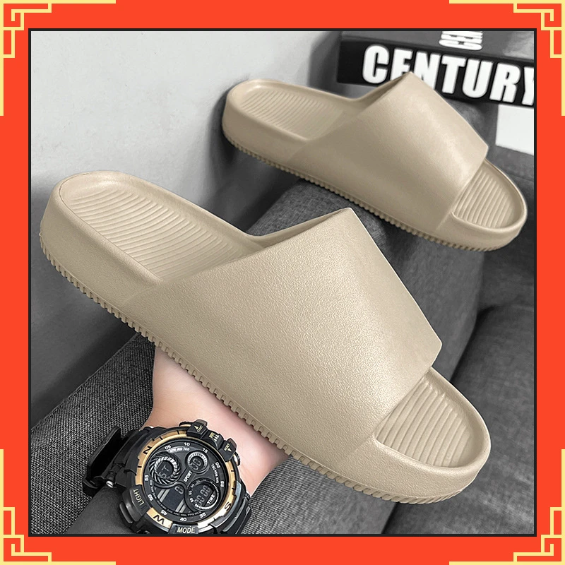 新款爆款网红夏季情侣防滑居家耐磨休闲一字拖鞋EVA材质男鞋拖鞋