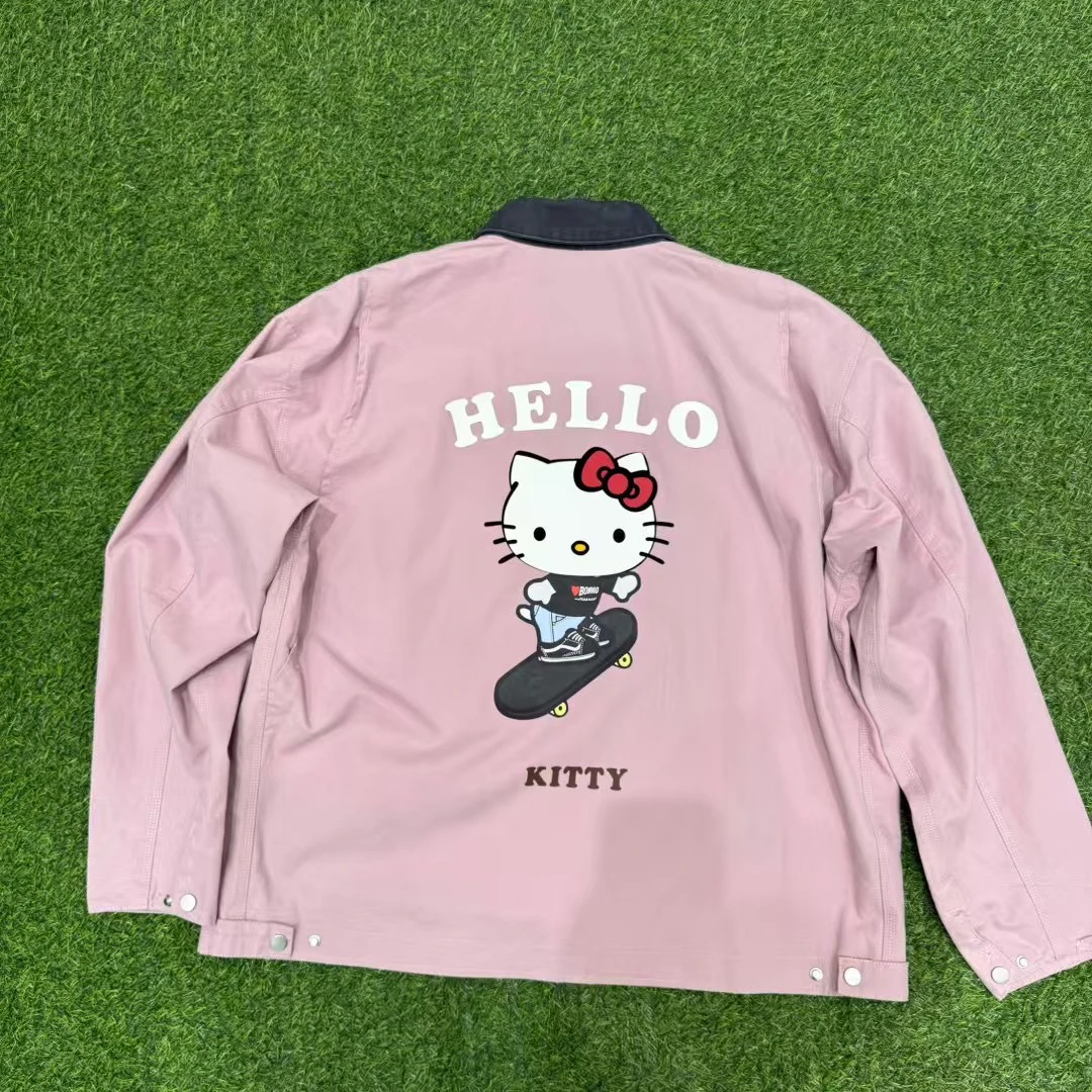 4686#深圳BOHAN秀秀家2025早春新款滑板KT 猫风衣外套