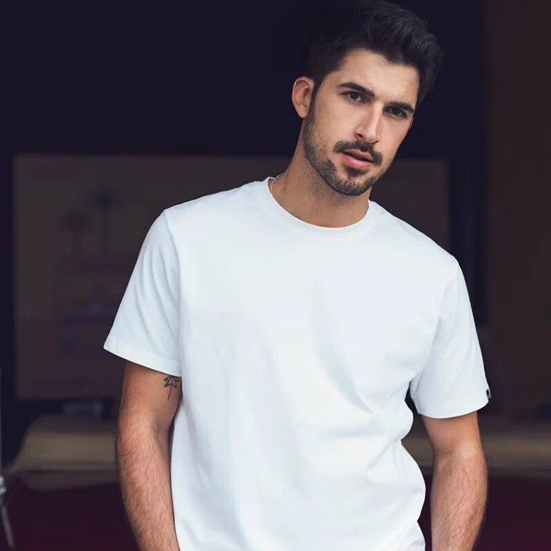 黑标系列 轻薄透气 夏季男装尾货耐穿舒适弹力休闲短袖T恤K111