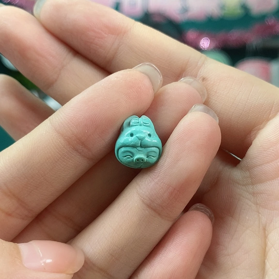 绿松石珠宝奇石未镶嵌