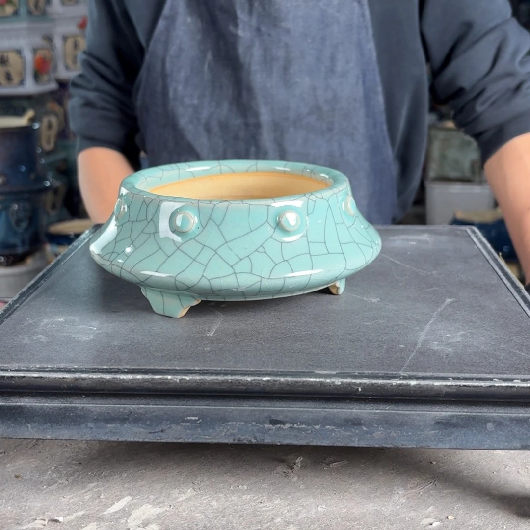一风堂石湾花盆 内11*5