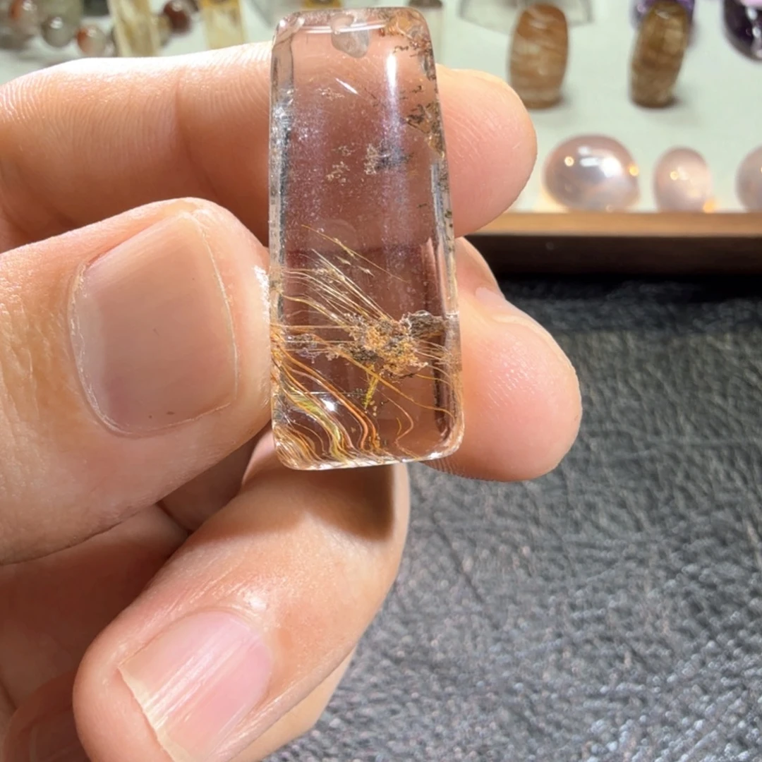 未镶嵌水晶吊坠(赠链)