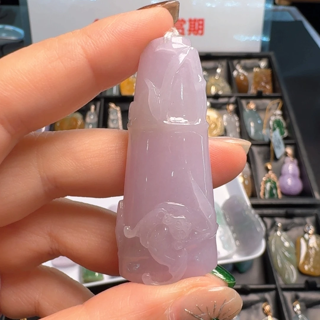 吊坠(不含链)未镶嵌翡翠竹节