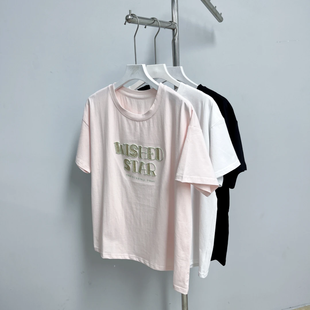 272女装T恤时尚夏季百搭简约宽松圆领舒适衬衫