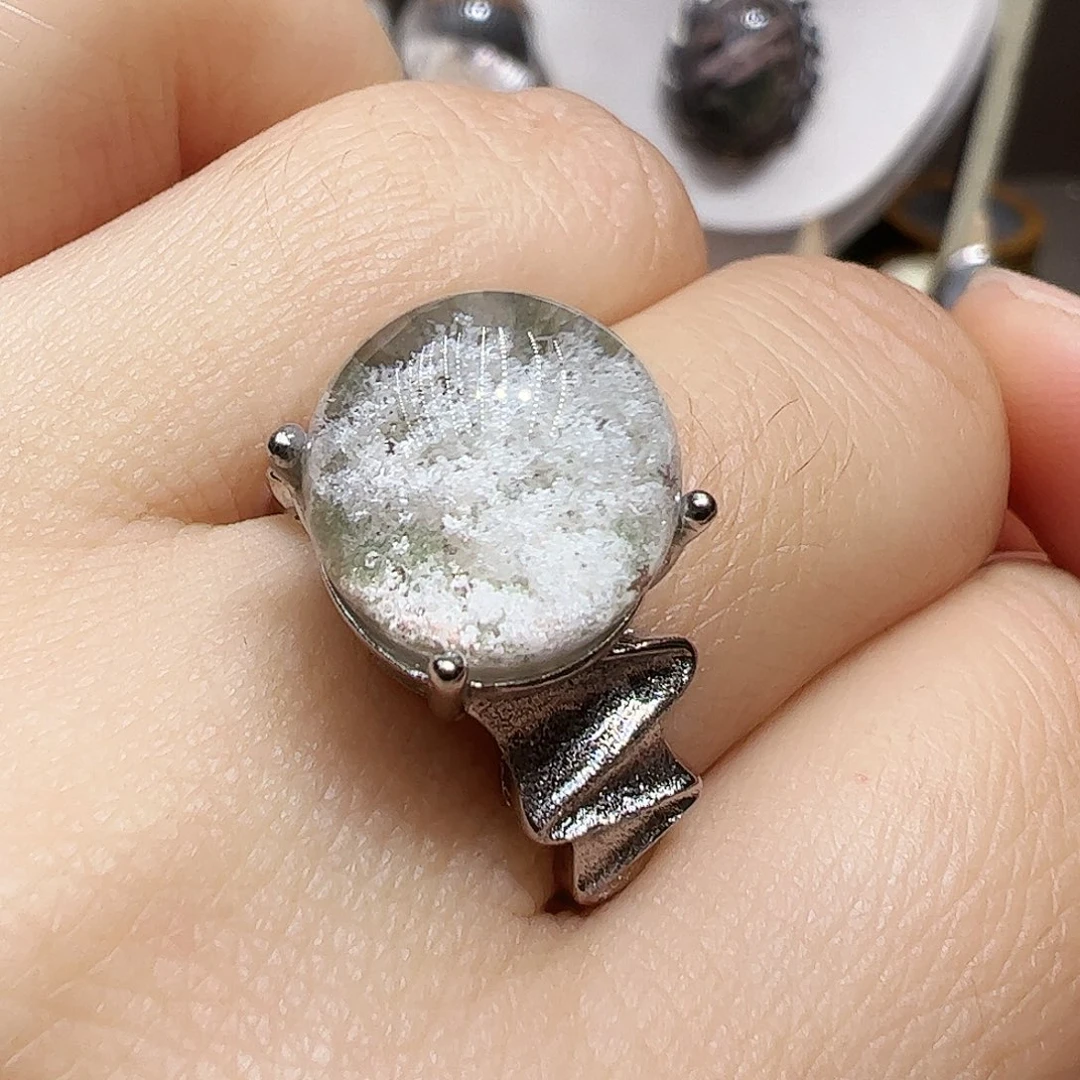 *****水晶珠宝半成品银S925镶嵌