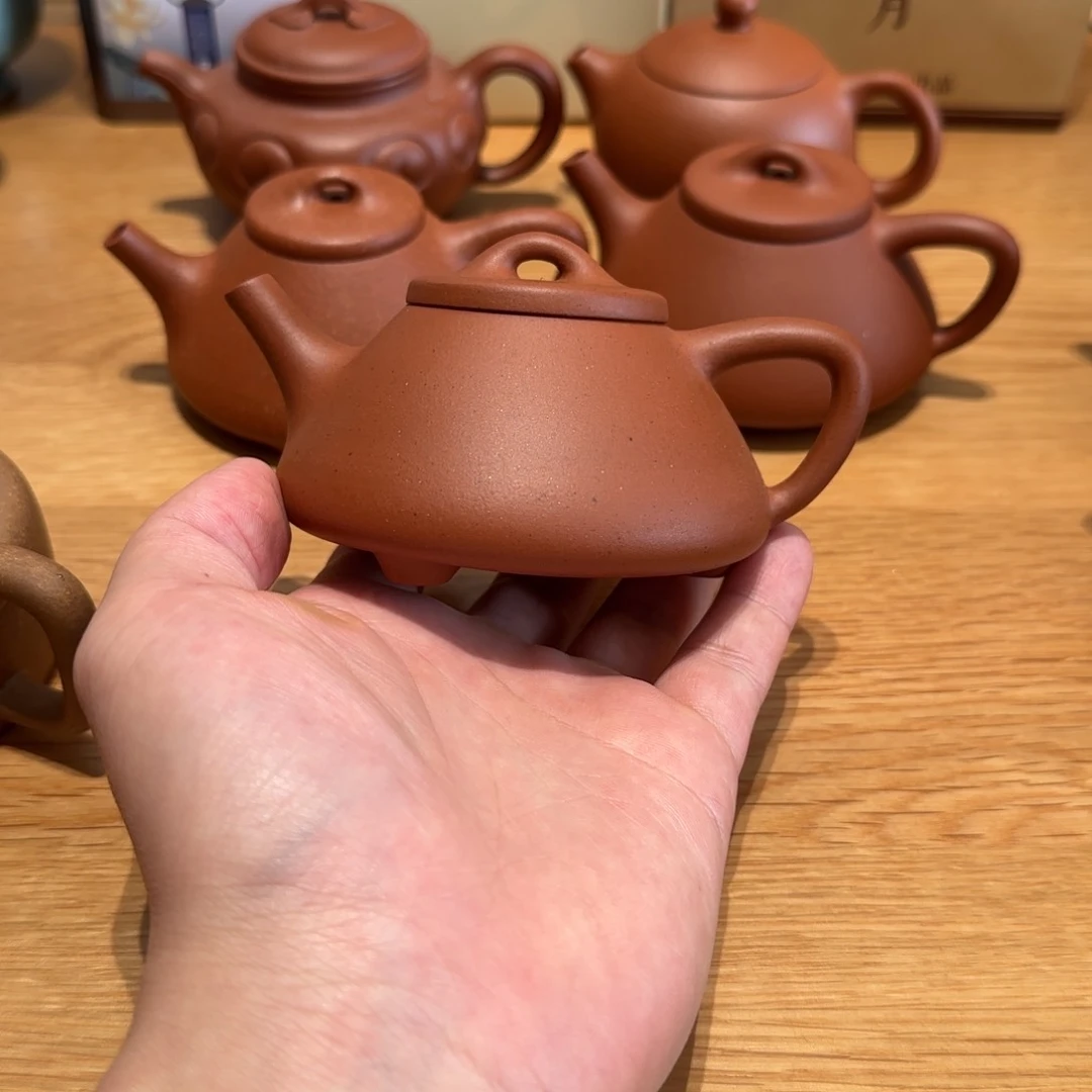 紫砂茶壶小***鸡红泥子冶