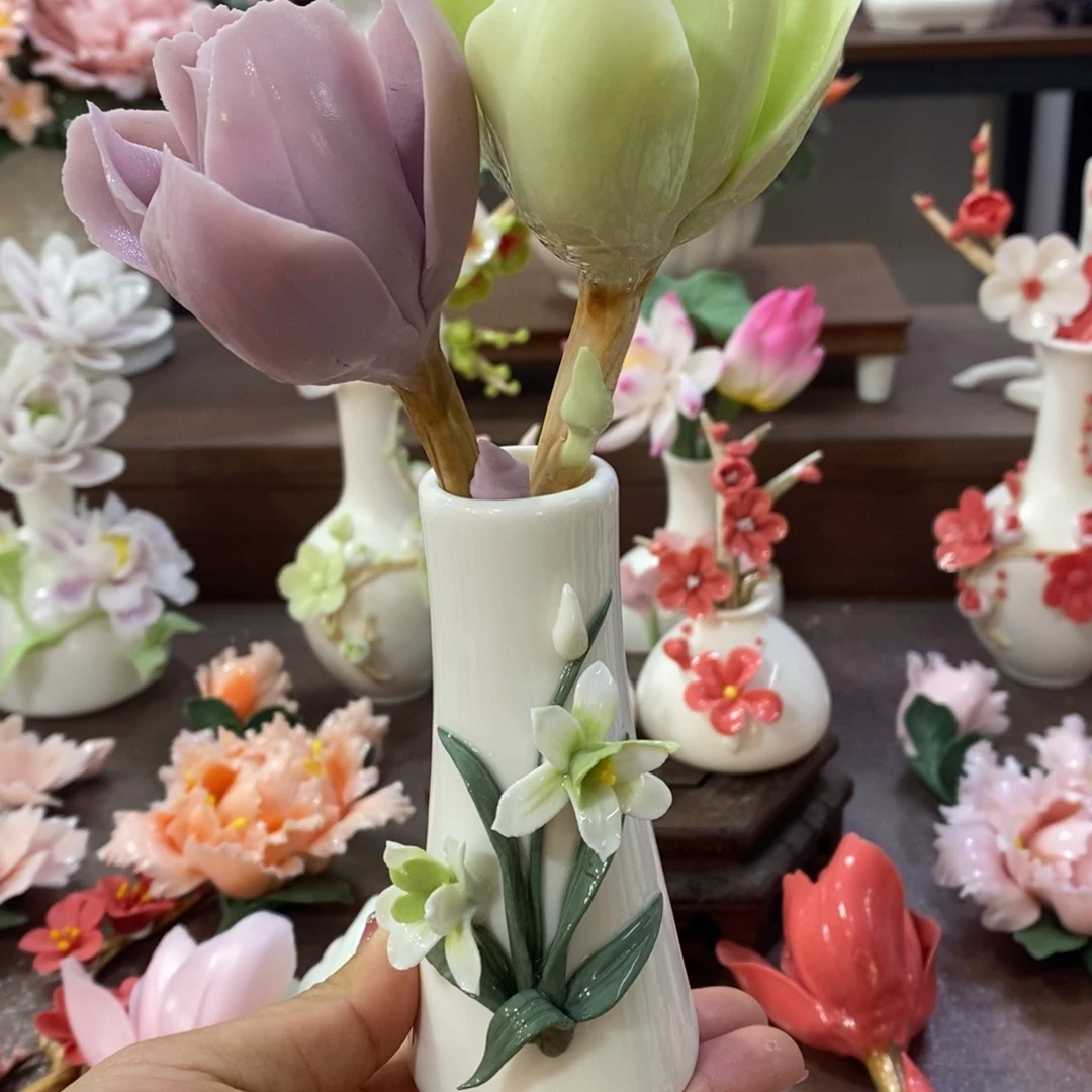 瓷片陶瓷工艺品摆件