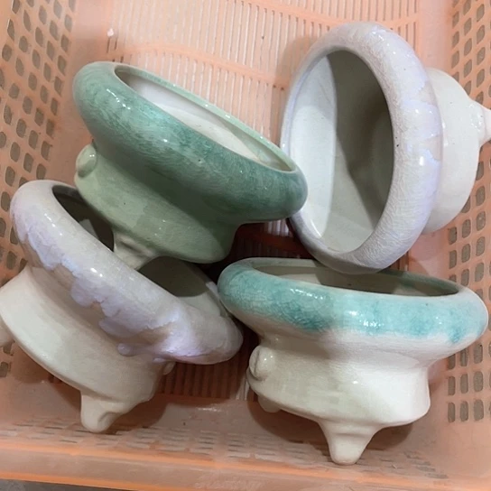 多肉绿植陶瓷花盆9.9包邮