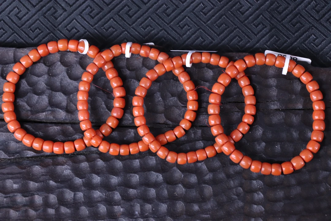 1原矿无优化天然南红阿东寨老南红直切单圈6mm左右多样性发一条H