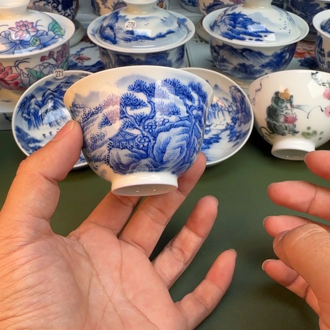 陶纯手工纯手绘茶具230