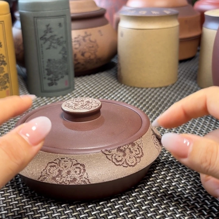 紫砂茶叶罐中高端紫砂茶叶罐