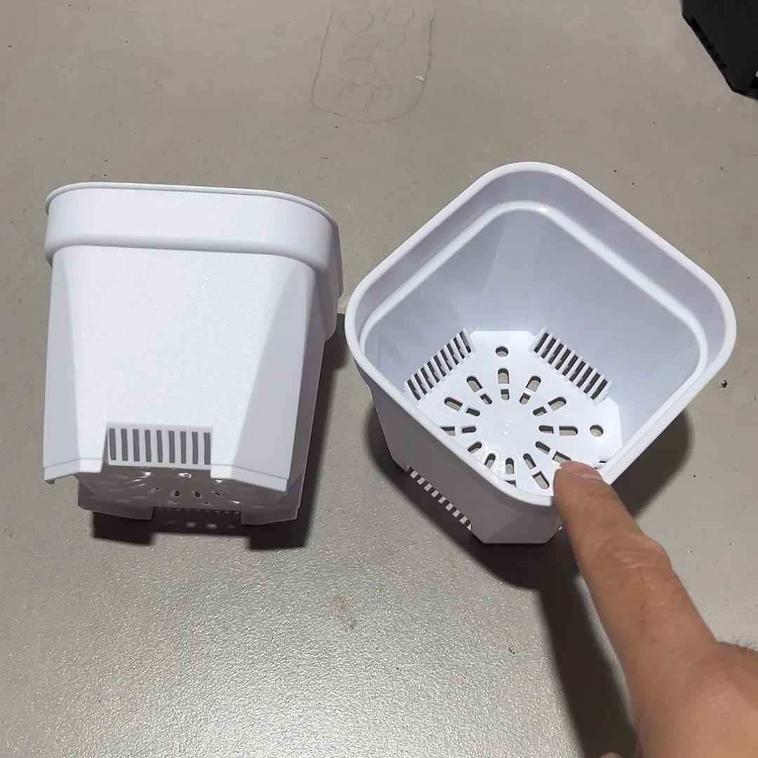 加厚矮胖口10高9.5白盆10个无托