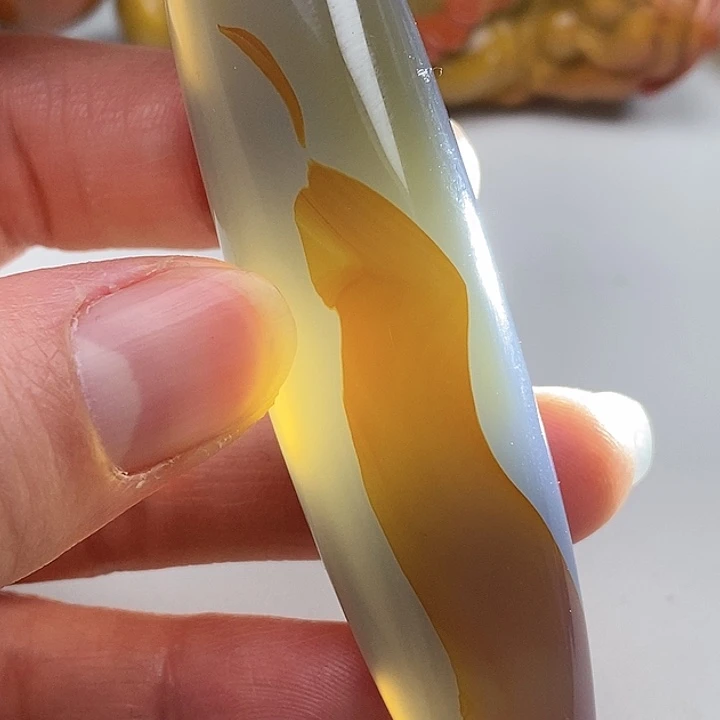 玛瑙/玉髓吊坠未镶嵌理***1