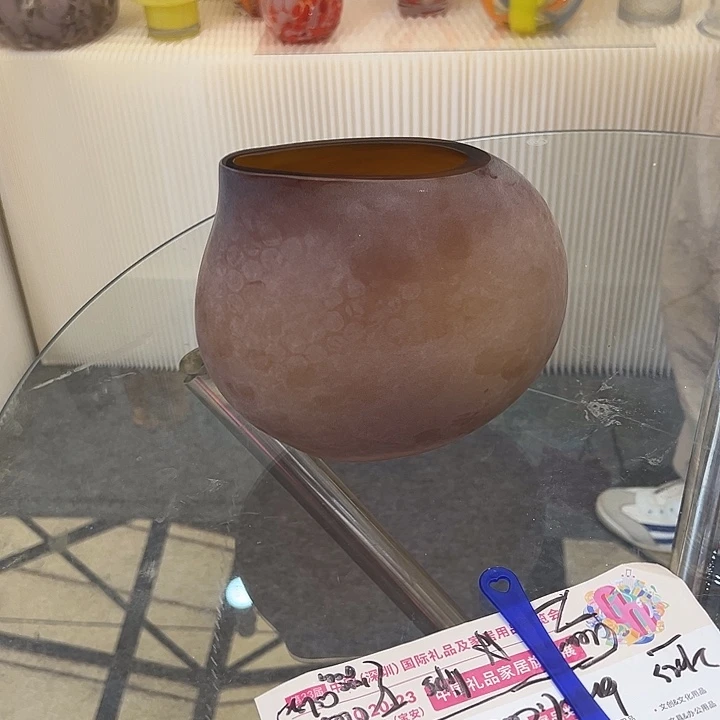 高19 玻璃花瓶 原色