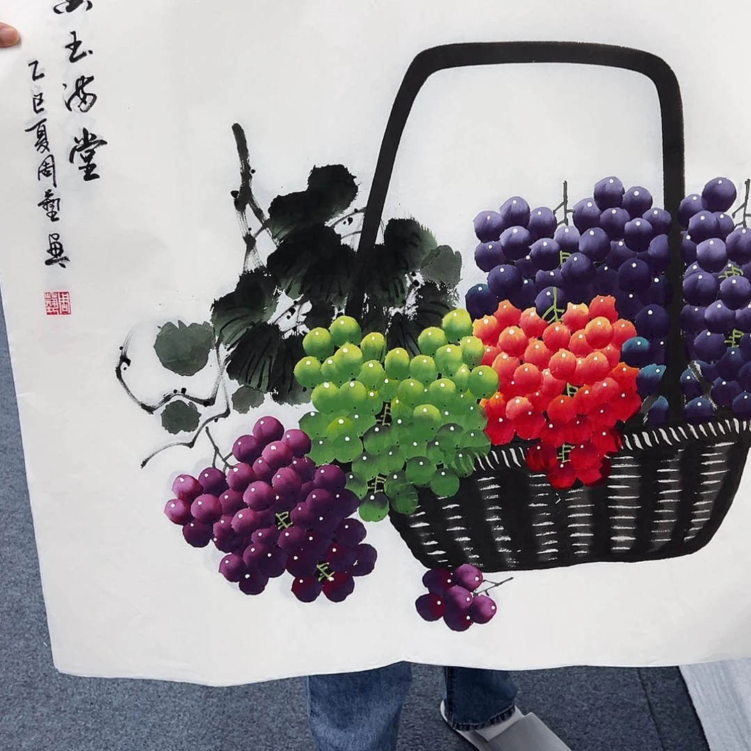 国画纯手绘作品欣赏图